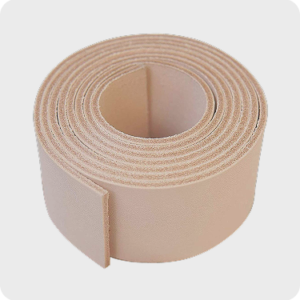Vegetable-Tanned Flat Leather Strap – Natural Tan